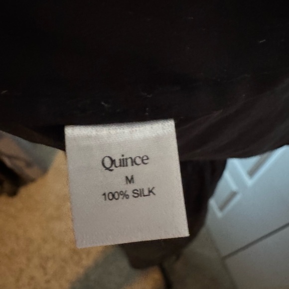 Quince Black Silk Pajamas Set - Picture 9 of 9